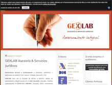 Tablet Screenshot of gexlab.com